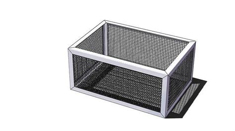 white metal mesh box|metal mesh storage box stainless.